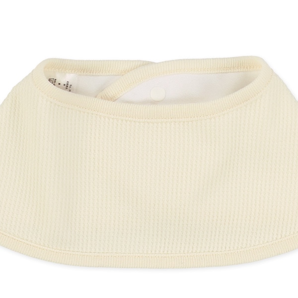 3枚組よだれを通さないくるくるワッフルスタイ（アース系無地）