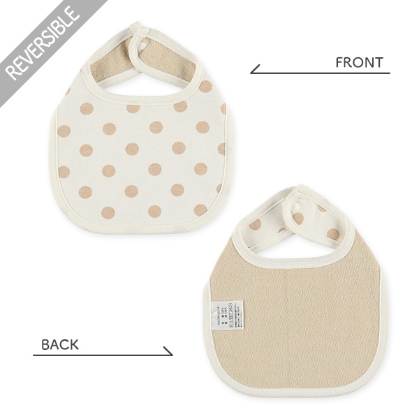 3枚組リバーシブルスタイ（花柄・ドット・チェリー）