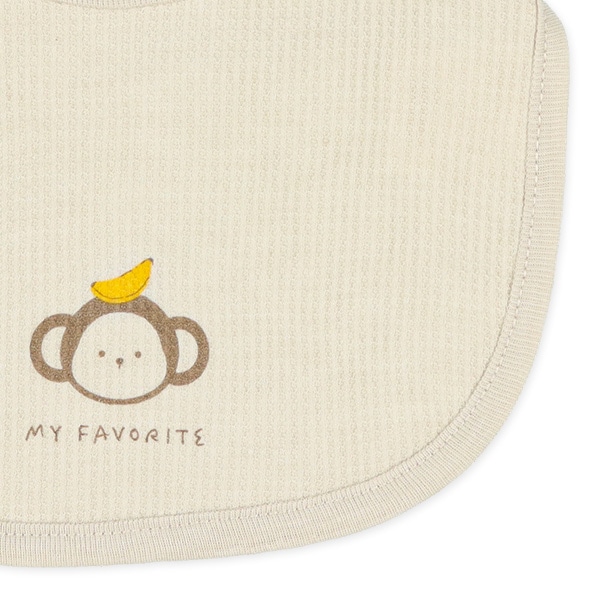 4枚組ワッフルスタイ（おさる・バナナ）