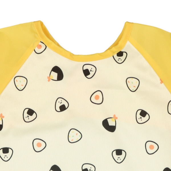 長袖食事用エプロン（おにぎり）