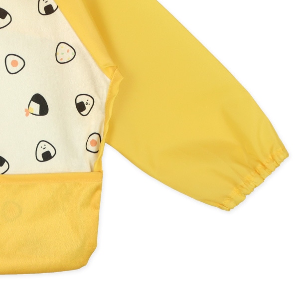 長袖食事用エプロン（おにぎり）