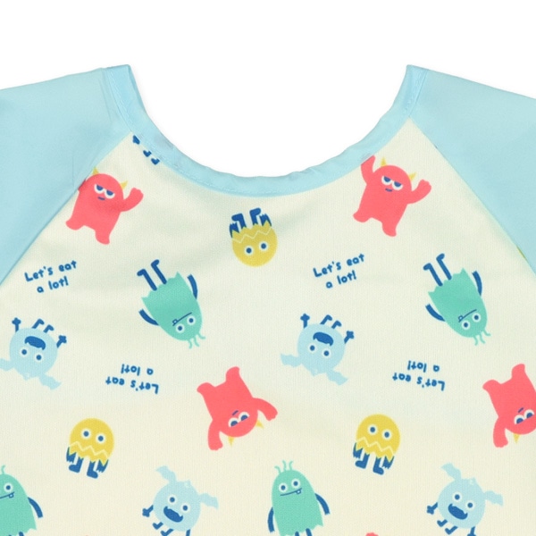 長袖食事用エプロン（モンスター）