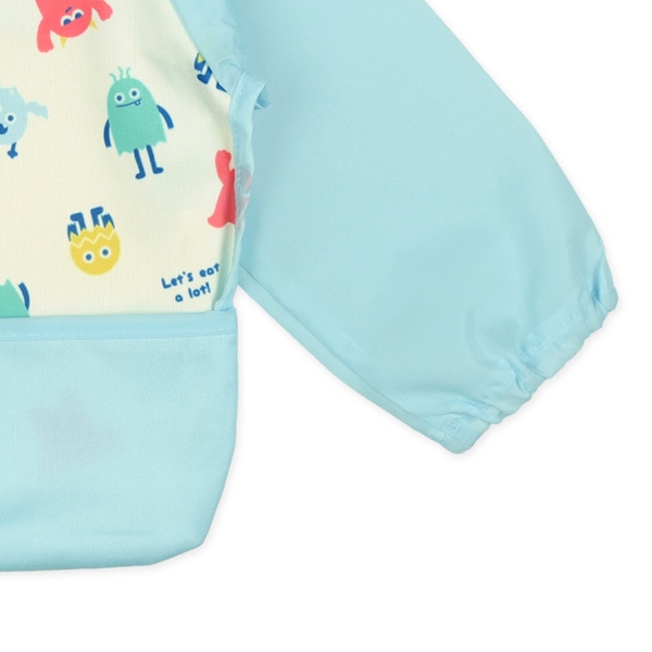 長袖食事用エプロン（モンスター）