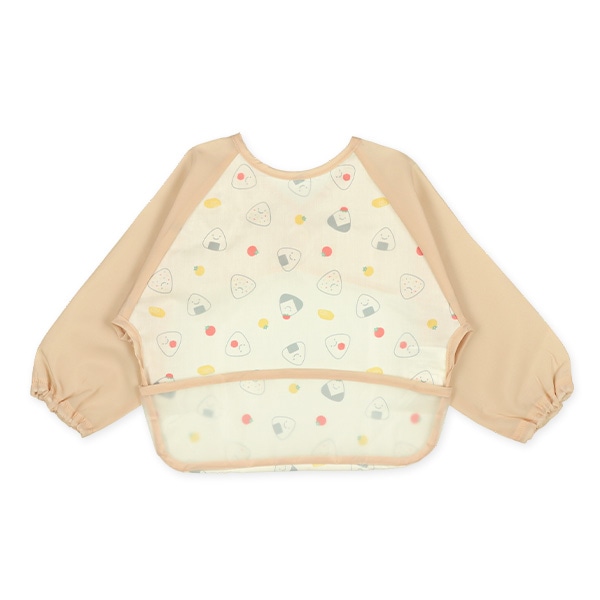 長袖食事用エプロン（おにぎり）