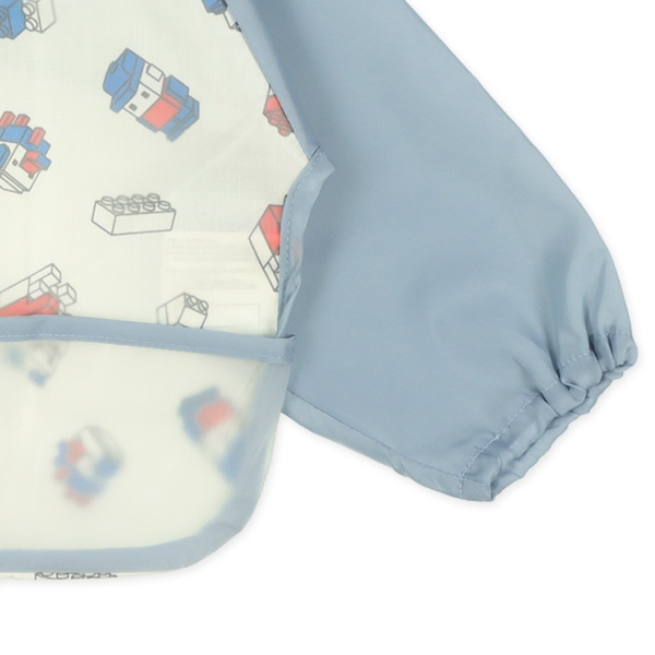 長袖食事用エプロン（ブロック）