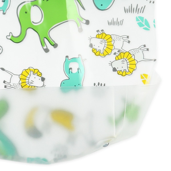 3枚組袖なし食事用エプロン（アニマル・恐竜）