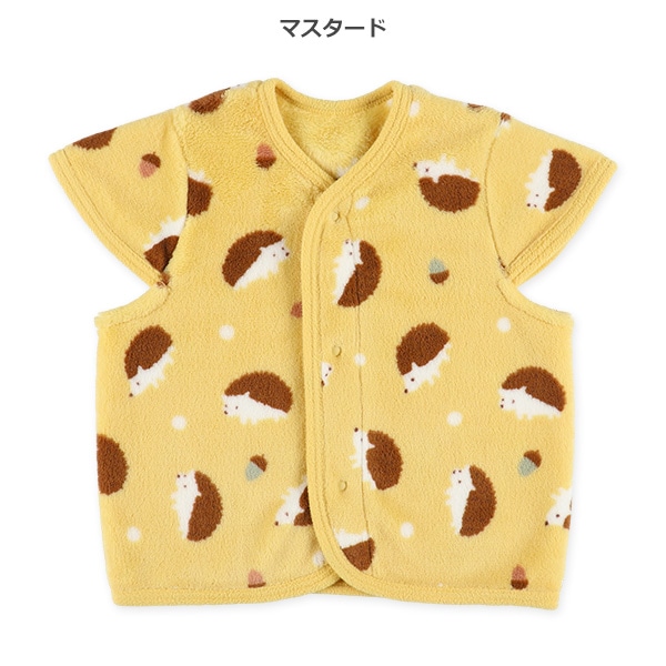 サンゴフリースベスト（ハリネズミ）