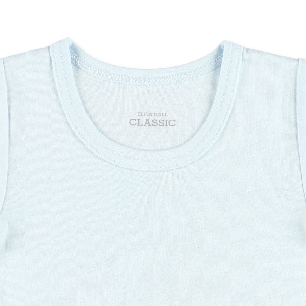 4枚組半袖シャツ肌着（ブルー・グリーン無地）