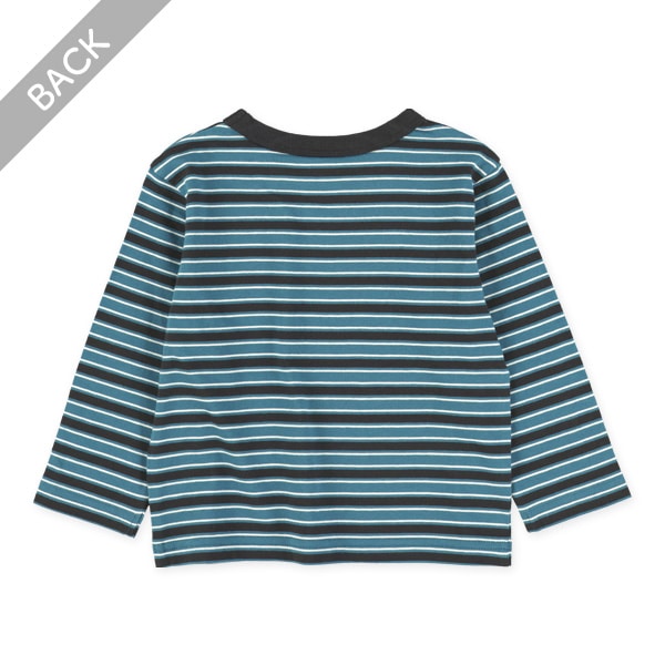 マルチボーダー長袖Tシャツ