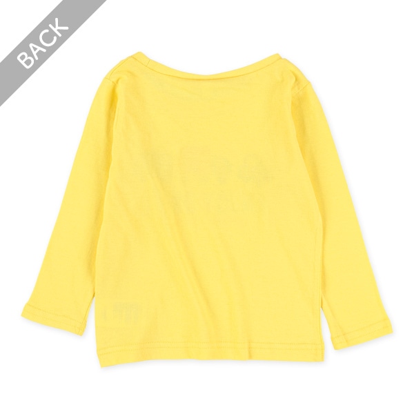 くるまクレヨンプリント長袖Tシャツ
