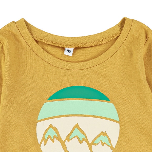 アウトドア風LITTLEロゴ長袖Tシャツ