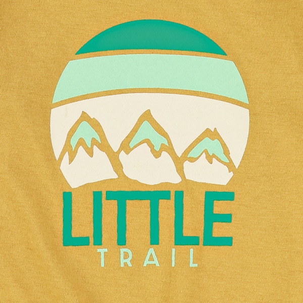 アウトドア風LITTLEロゴ長袖Tシャツ