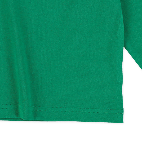 ワンポイント刺繍長袖Tシャツ