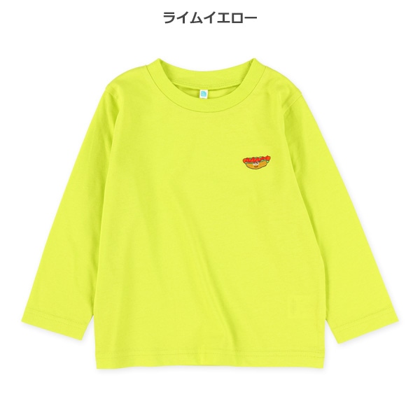 ワンポイント刺繍長袖Tシャツ