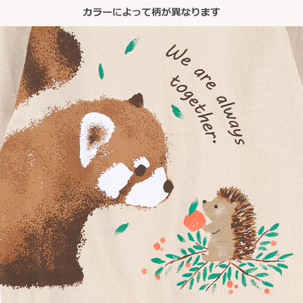 アニマル物語風長袖Tシャツ