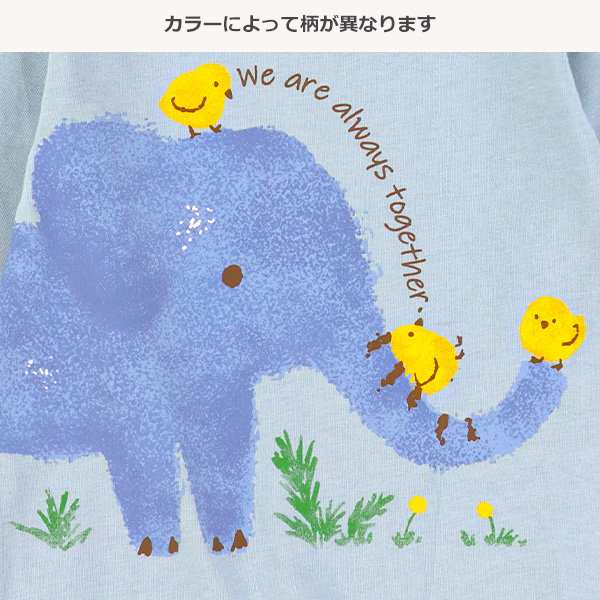 アニマル物語風長袖Tシャツ