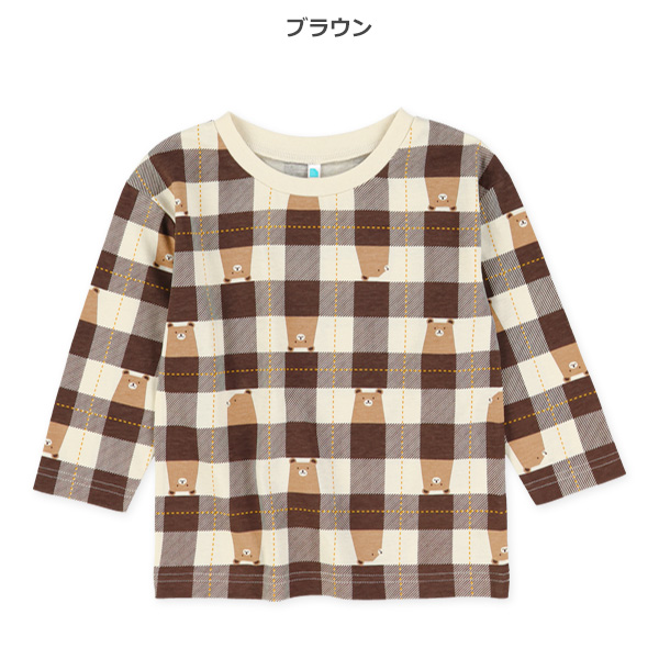 アニマル総柄長袖Tシャツ