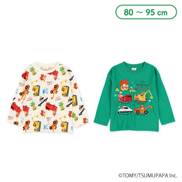 長袖Tシャツ（トミカとトム）