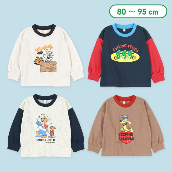 アメカジコミック長袖Tシャツ