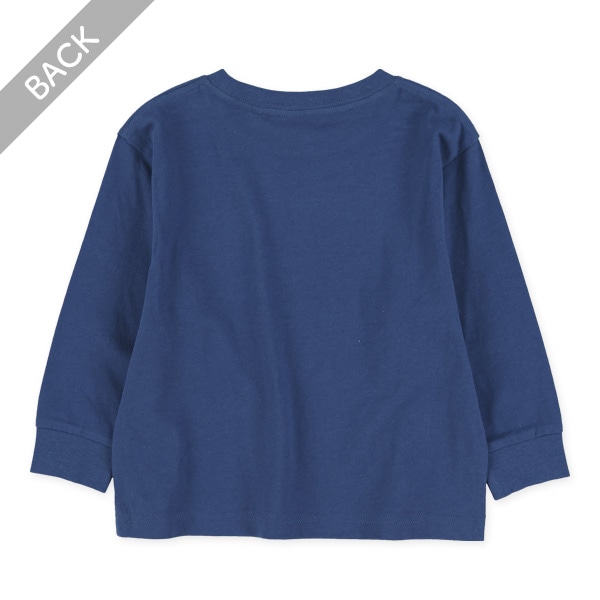 ポケット付きワイド長袖Tシャツ