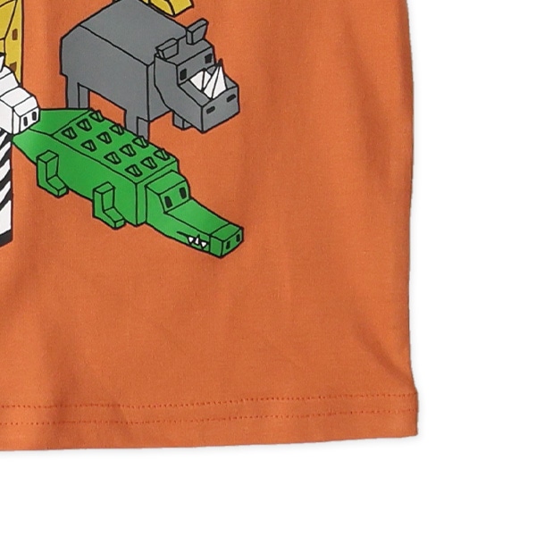 トイブロックアニマル半袖Tシャツ