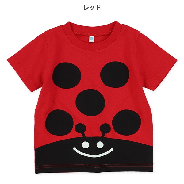 カラフルビックフェイス半袖Tシャツ