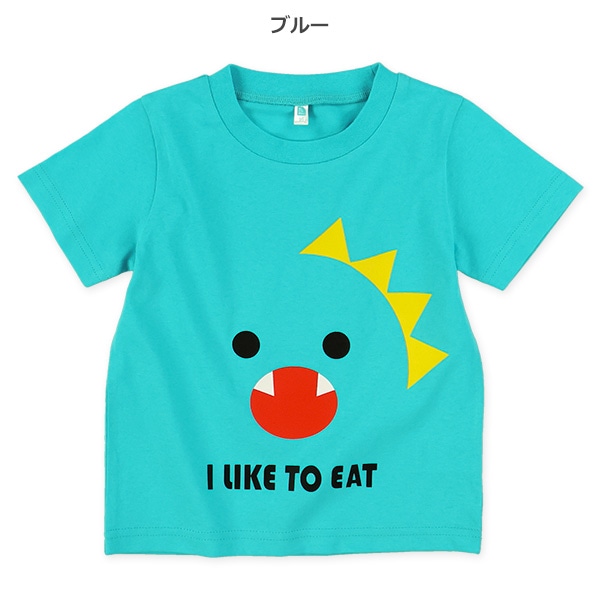 カラフルビックフェイス半袖Tシャツ