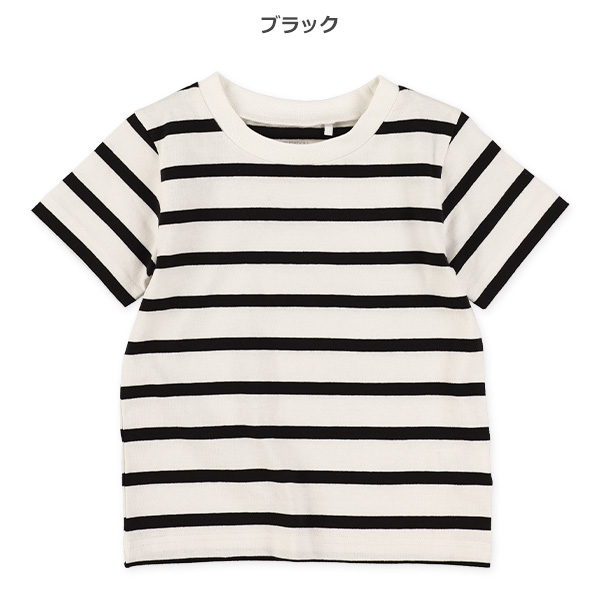 シングルボーダー半袖Tシャツ