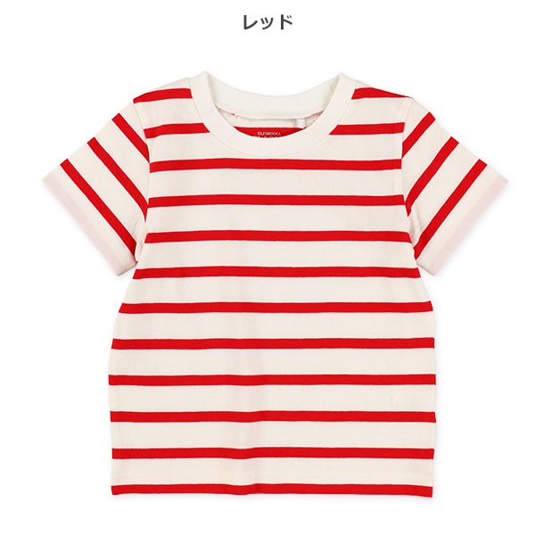 シングルボーダー半袖Tシャツ