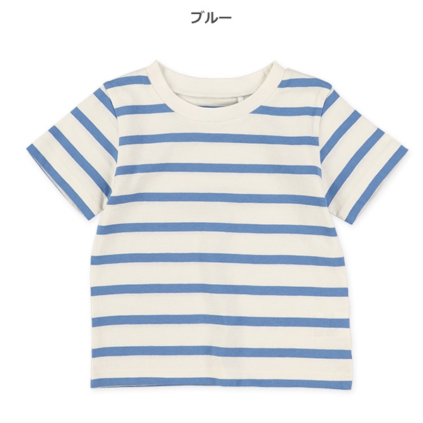 シングルボーダー半袖Tシャツ