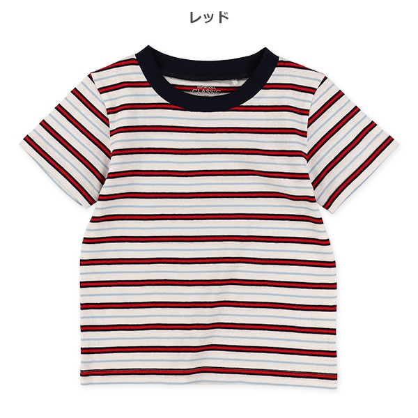 マルチボーダー半袖Tシャツ