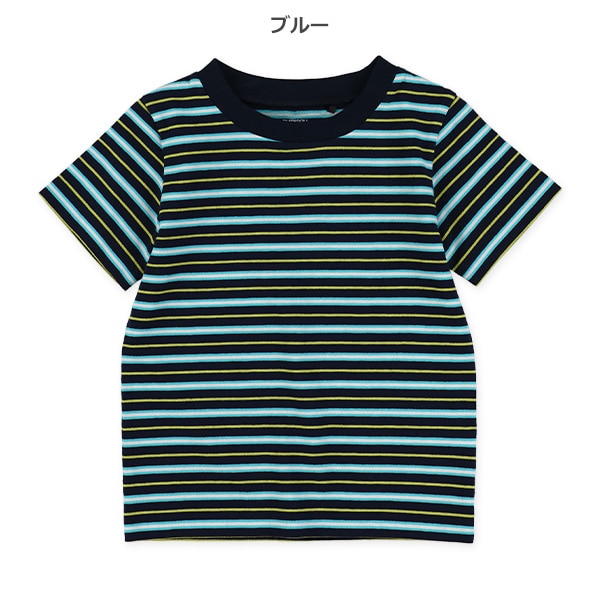 マルチボーダー半袖Tシャツ