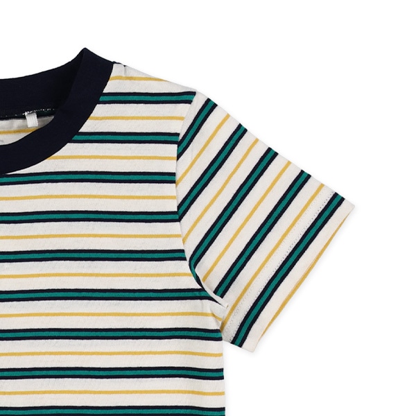 マルチボーダー半袖Tシャツ