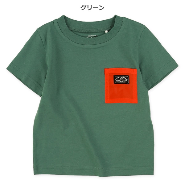 チケット付きポケット半袖Tシャツ