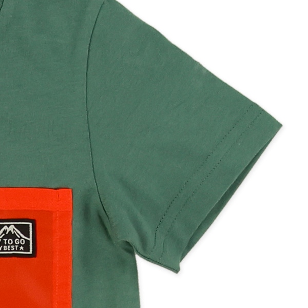 チケット付きポケット半袖Tシャツ