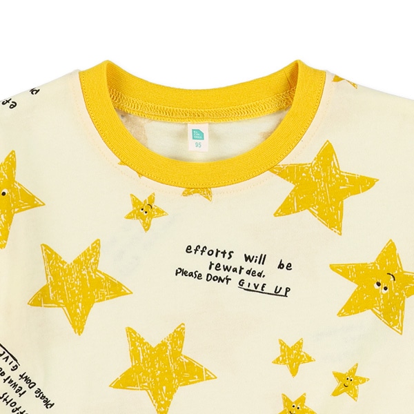 星総柄ワイド半袖Tシャツ