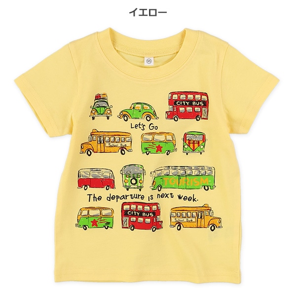 はたらくくるま半袖Tシャツ
