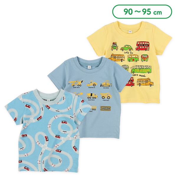 はたらくくるま半袖Tシャツ