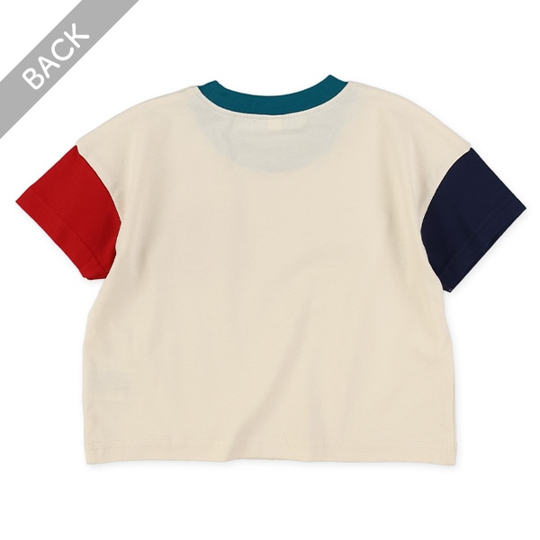 ポケット配色半袖Tシャツ