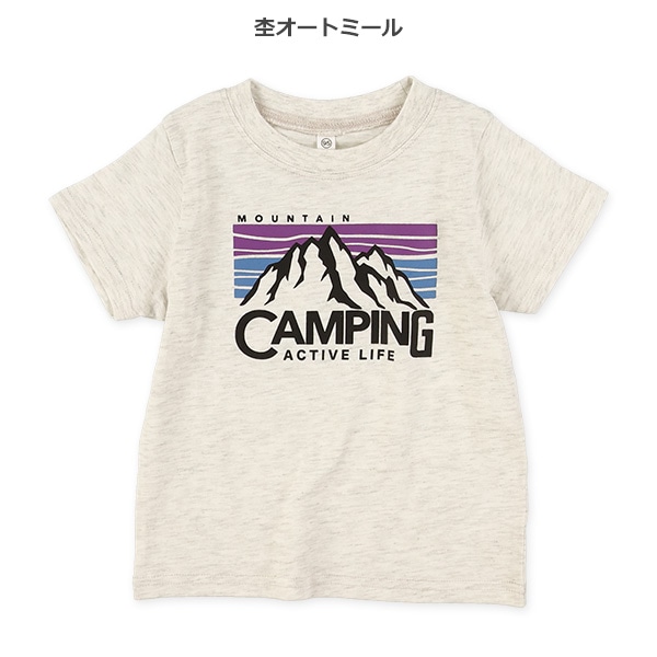 山柄半袖Tシャツ