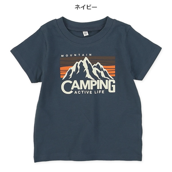 山柄半袖Tシャツ