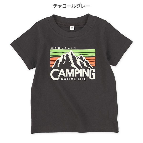 山柄半袖Tシャツ