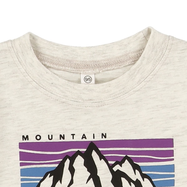 山柄半袖Tシャツ