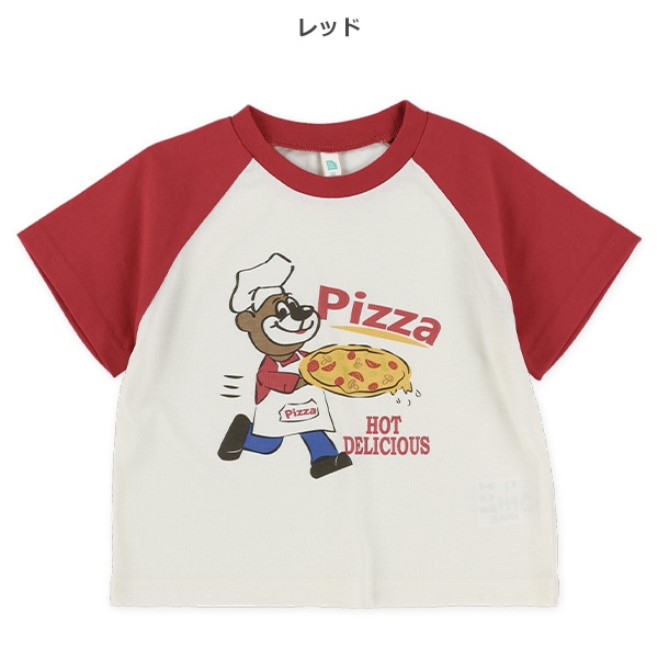 配色くまいぬロゴ半袖Tシャツ