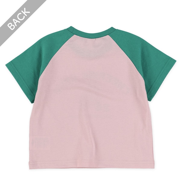 配色くまいぬロゴ半袖Tシャツ
