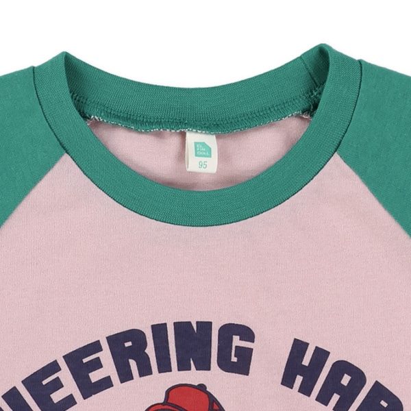 配色くまいぬロゴ半袖Tシャツ
