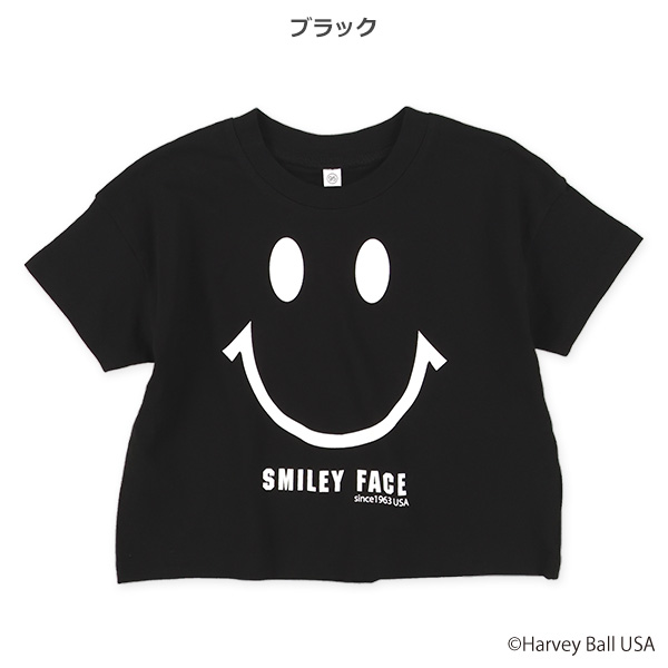 スマイリーフェイス半袖Tシャツ