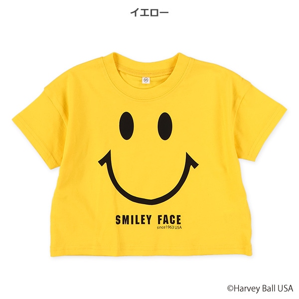 スマイリーフェイス半袖Tシャツ