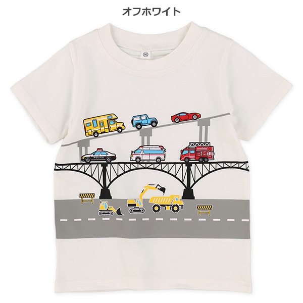 はたらくくるまロゴ半袖Tシャツ