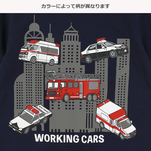 はたらくくるまロゴ半袖Tシャツ